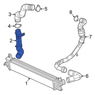 Ram OE - Front Intercooler Pipe