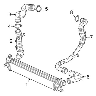 Ram OE - Cooling - Intercooler (Extended Cargo Van / Standard Cargo Van 3.0L)