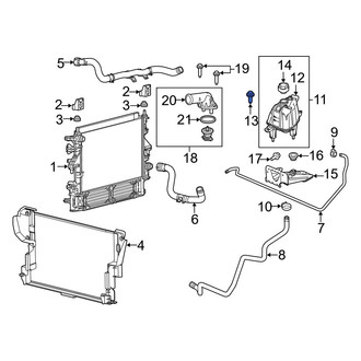 Ram OE - Engine Coolant Reservoir Bolt