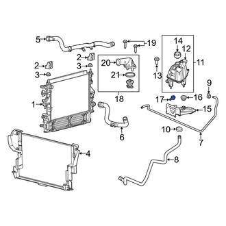 Ram OE - Engine Coolant Reservoir Bolt