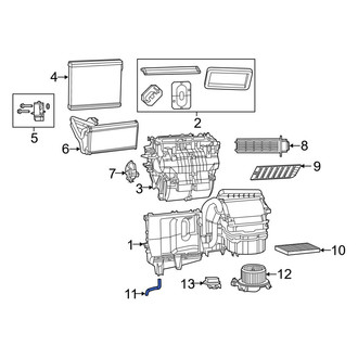 Ram OE - A/C Evaporator Drain