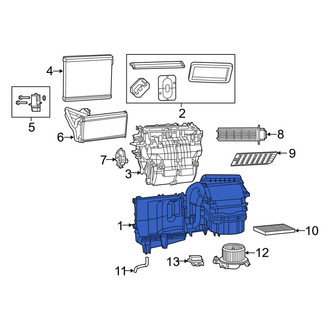 Ram OE - HVAC Blower Case Assembly