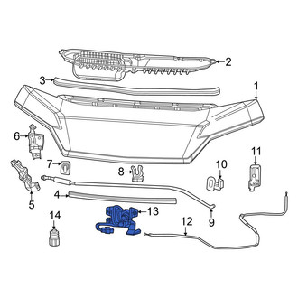 Ram OE - Front Hood Latch