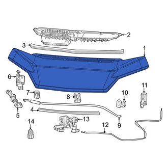 Ram OE - Front Hood Panel