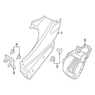 Ram OE - Fender & Components (Extended Cargo Van / Standard Cargo Van)