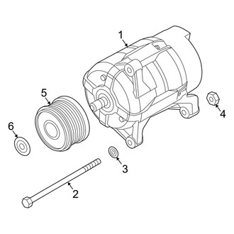Ram OE - Electrical - Alternator (Standard Cargo Van 3.0L)