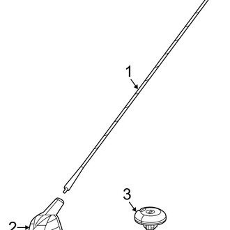 Ram OE - Electrical - Antenna (Extended Cargo Van / Standard Cargo Van)