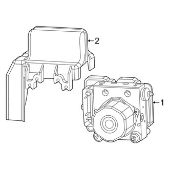Ram OE - Electrical - ABS Components (Extended Cargo Van / Standard Cargo Van)