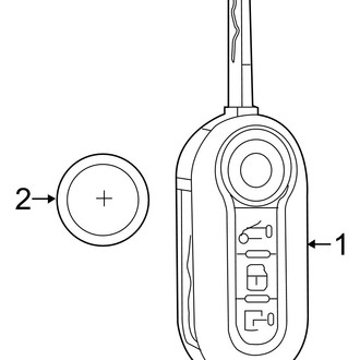 Ram OE - Electrical - Keyless Entry Components (Extended Cargo Van / Standard Cargo Van)