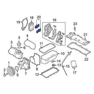 Ram OE - Engine Oil Cooler Gasket