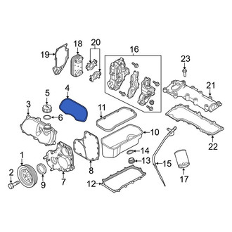 Ram OE - Upper Engine Timing Cover Gasket