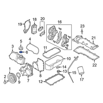 Ram OE - Engine Oil Filler Cap O-Ring