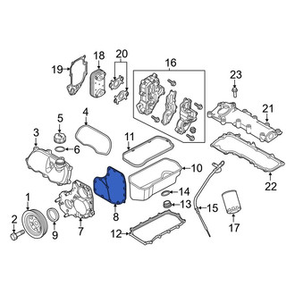 Ram OE - Lower Engine Timing Cover Gasket