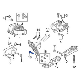 Ram OE - Automatic Transmission Mount Bolt