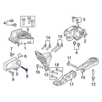 Ram OE - Engine Mount Bolt