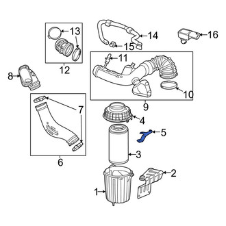 Ram OE - Upper Air Cleaner Bracket