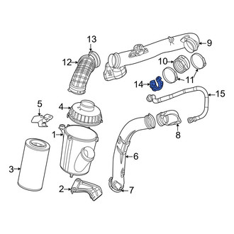 Ram OE - Engine Air Intake Hose Bracket