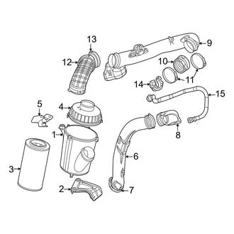 Ram OE - Engine / Transaxle - Air Intake (Extended Cargo Van / Standard Cargo Van)