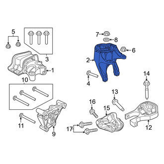 Ram OE - Left Engine Mount