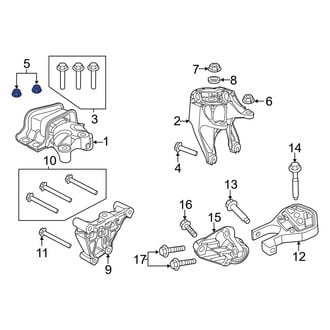 Ram OE - Engine Mount Nut