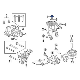 Ram OE - Engine Mount Nut