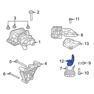 Ram OE - Right Automatic Transmission Mount Bracket