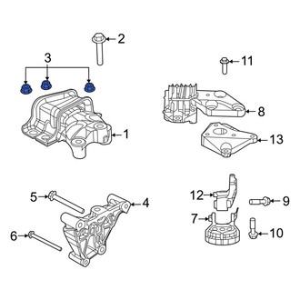 Ram OE - Engine Mount Nut