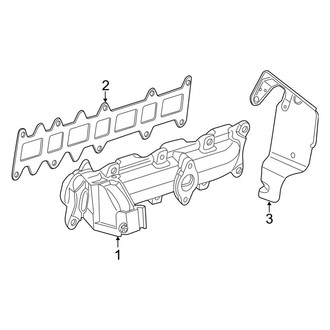 Ram OE - Exhaust System - Manifold (Extended Cargo Van / Standard Cargo Van 3.0L)