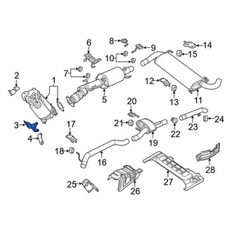 Ram OE - Lower Catalytic Converter Bracket