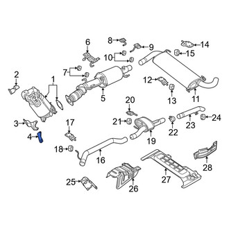 Ram OE - Catalytic Converter Bracket