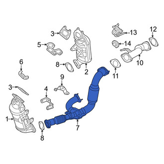 Ram OE - Exhaust Crossover Pipe