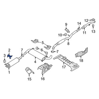 Ram OE - Exhaust System Hanger Bracket