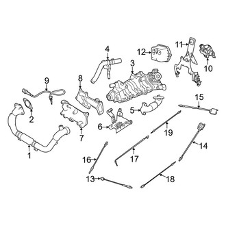 Ram OE - Emission System (EGR Valve & Related Components), (Extended Cargo Van / Standard Cargo Van 3.0L)