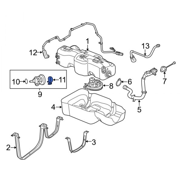 Diesel Exhaust Fluid (DEF) Injector Clamp