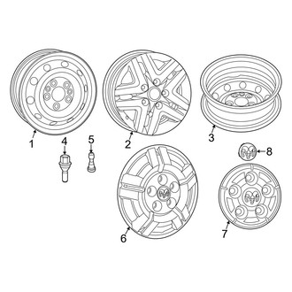 Ram OE - Wheels (Extended Cargo Van / Standard Cargo Van)