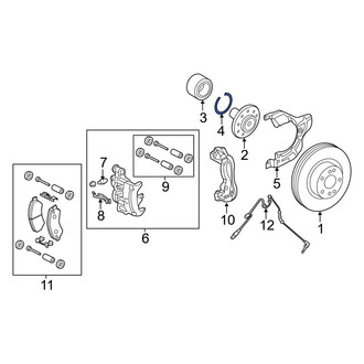 Ram OE - Front Wheel Bearing Lock Ring
