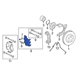 Ram OE - Front Left Disc Brake Caliper