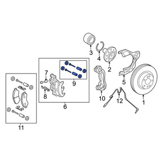 Ram OE - Front Disc Brake Caliper Pin