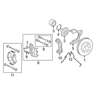Ram OE - Front Suspension - Brake Components