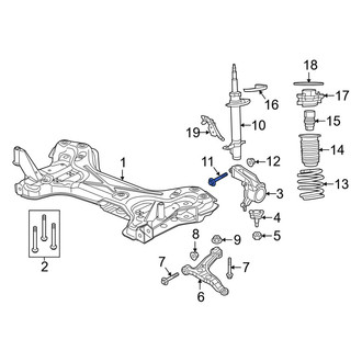 Ram OE - Suspension Strut Bolt