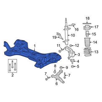 Ram OE - Front Suspension Subframe Crossmember
