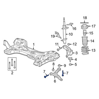 Ram OE - Suspension Control Arm Bolt