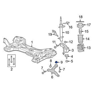 Ram OE - Rear Suspension Control Arm Nut