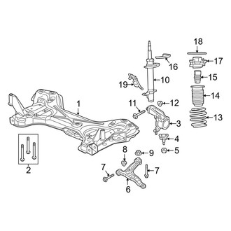 Ram OE - Front Suspension - Suspension Components (Extended Cargo Van / Standard Cargo Van)