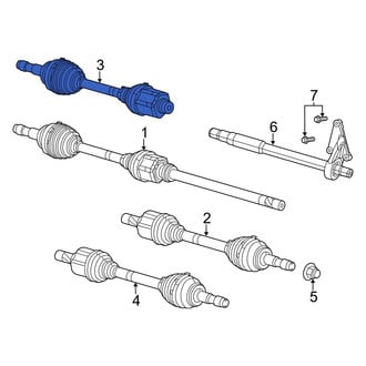 Ram OE - Front Right CV Axle Assembly