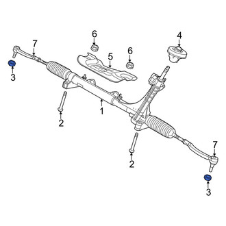 Ram OE - Steering Tie Rod Nut