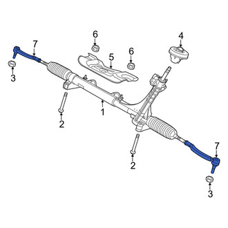 Ram OE - Left Outer Steering Tie Rod End