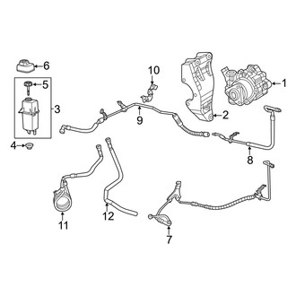 Ram OE - Steering Gear & Linkage - Pump & Hoses (Extended Cargo Van / Standard Cargo Van 3.0L)