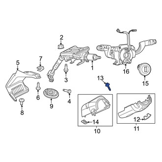 Ram OE - Steering Column Cover Screw
