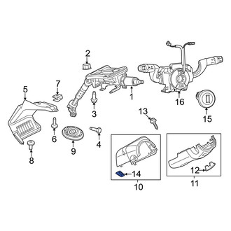 Ram OE - Steering Column Cover Nut